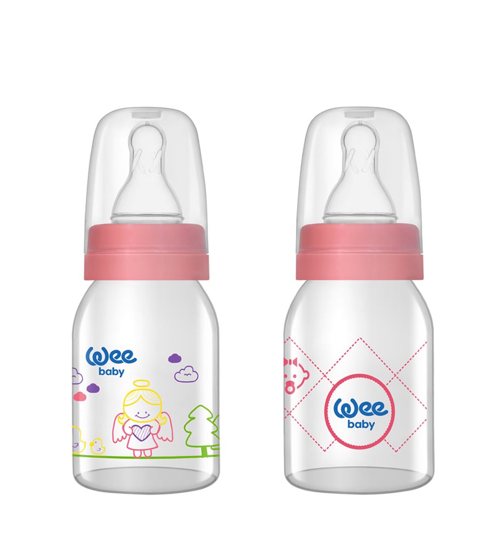 WEE BABY CAM BİBERON 0-6AY 125ML - PEMBE