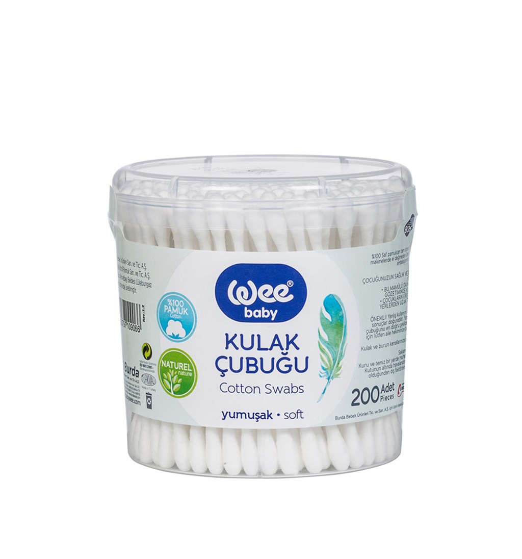 WEE BABY PAMUKLU ÇUBUK 200 ADET