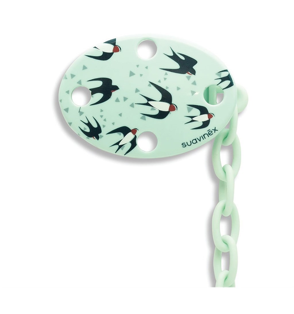 SUAVİNEX TOTAL LOOK OVAL EMZİK ZİNCİRİ - MAVİ - SWALLOWS