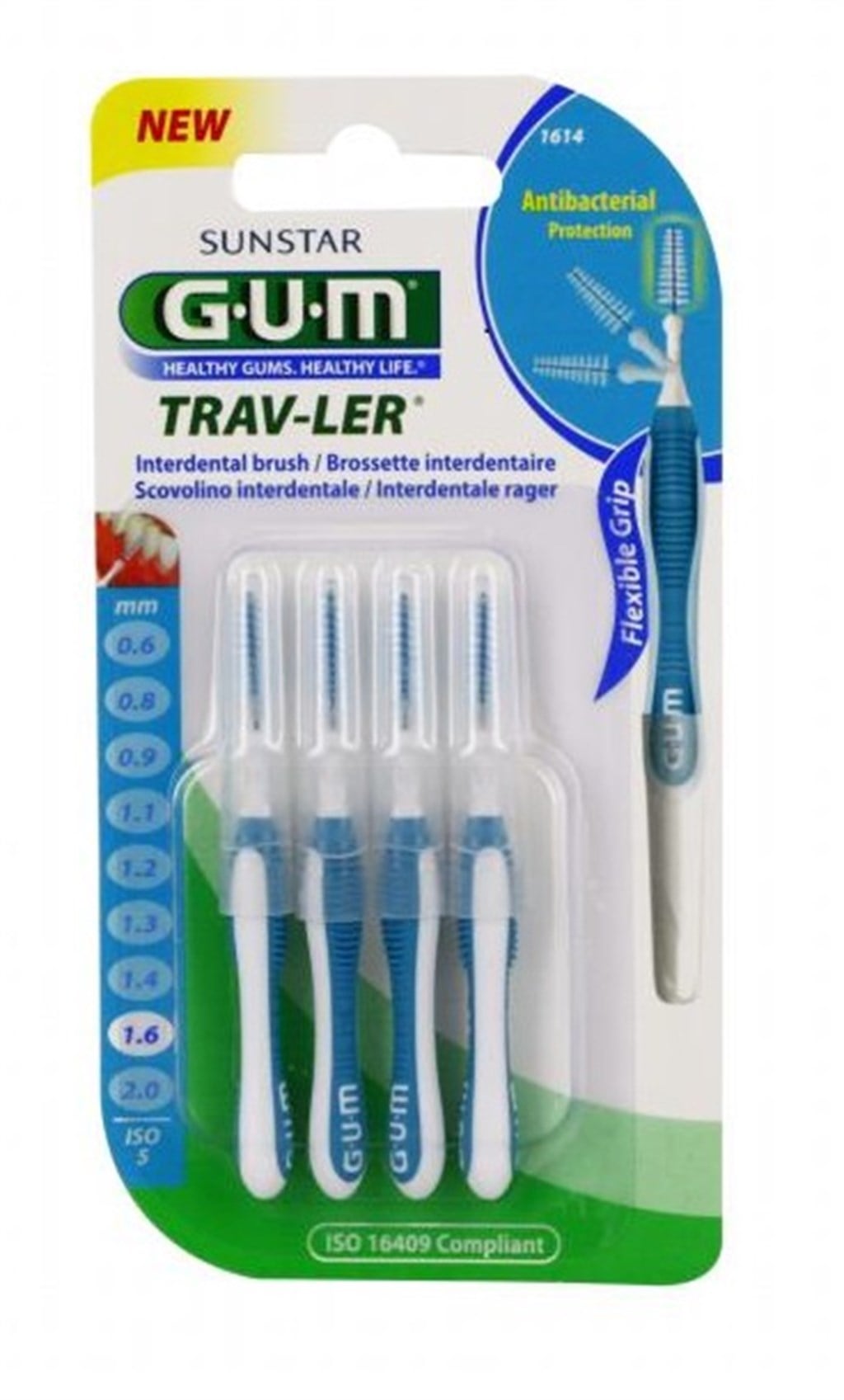GUM TRAVLER ARAYÜZ FIRÇASI 1,6 MM 1614