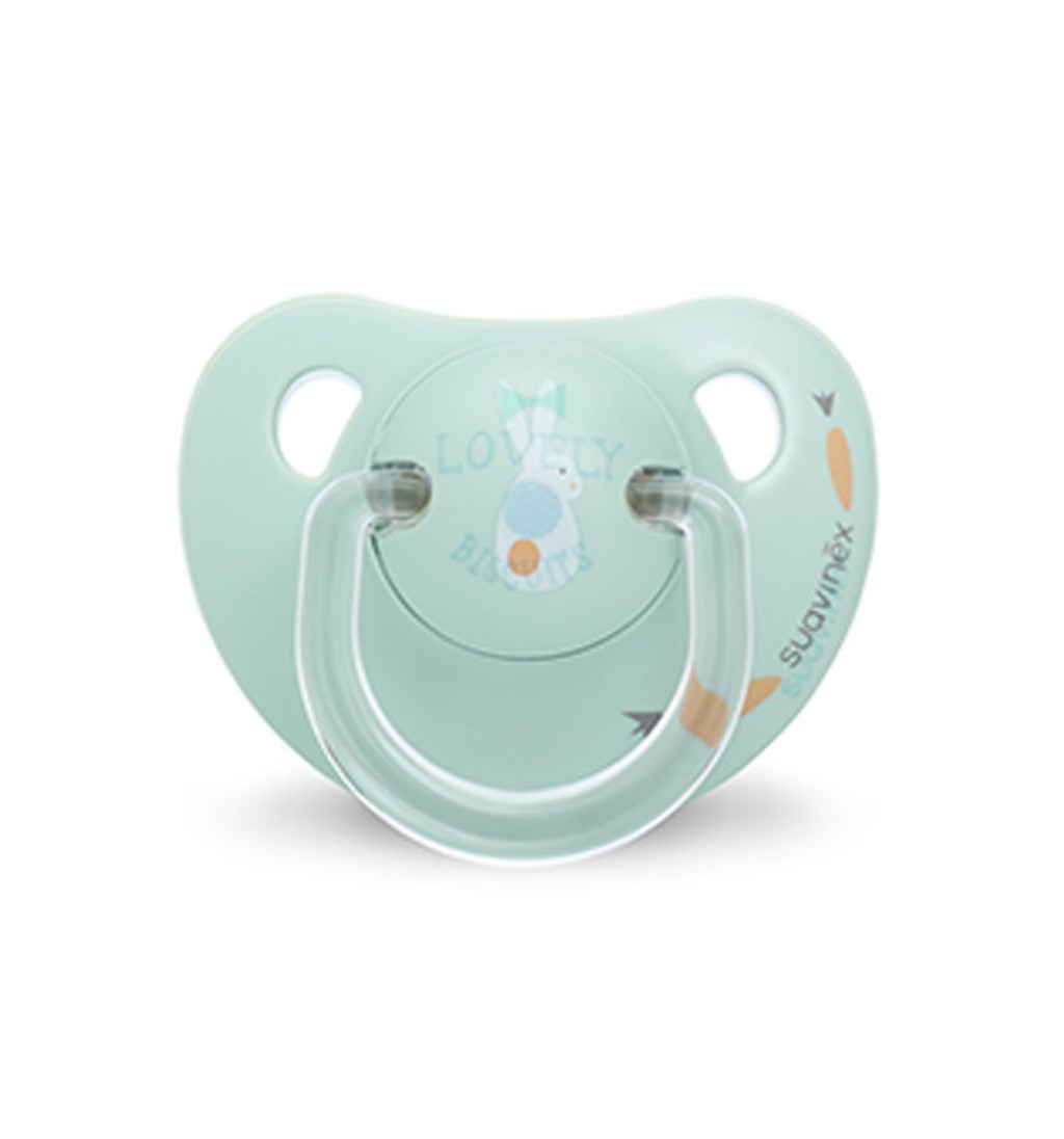 SUAVİNEX ORTODONTİK KAUÇUK EMZİK 0-6AY BUNNY - YEŞİL