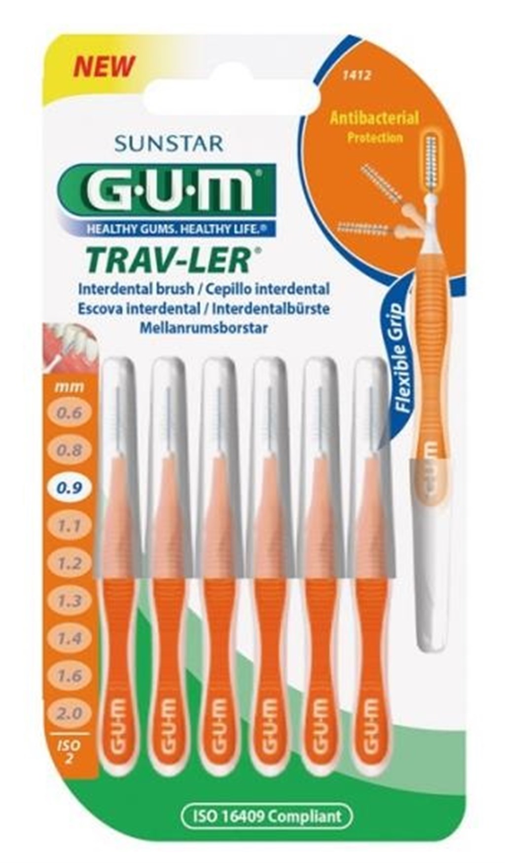 GUM TRAVLER ARAYÜZ FIRÇASI 0,9 MM 1412