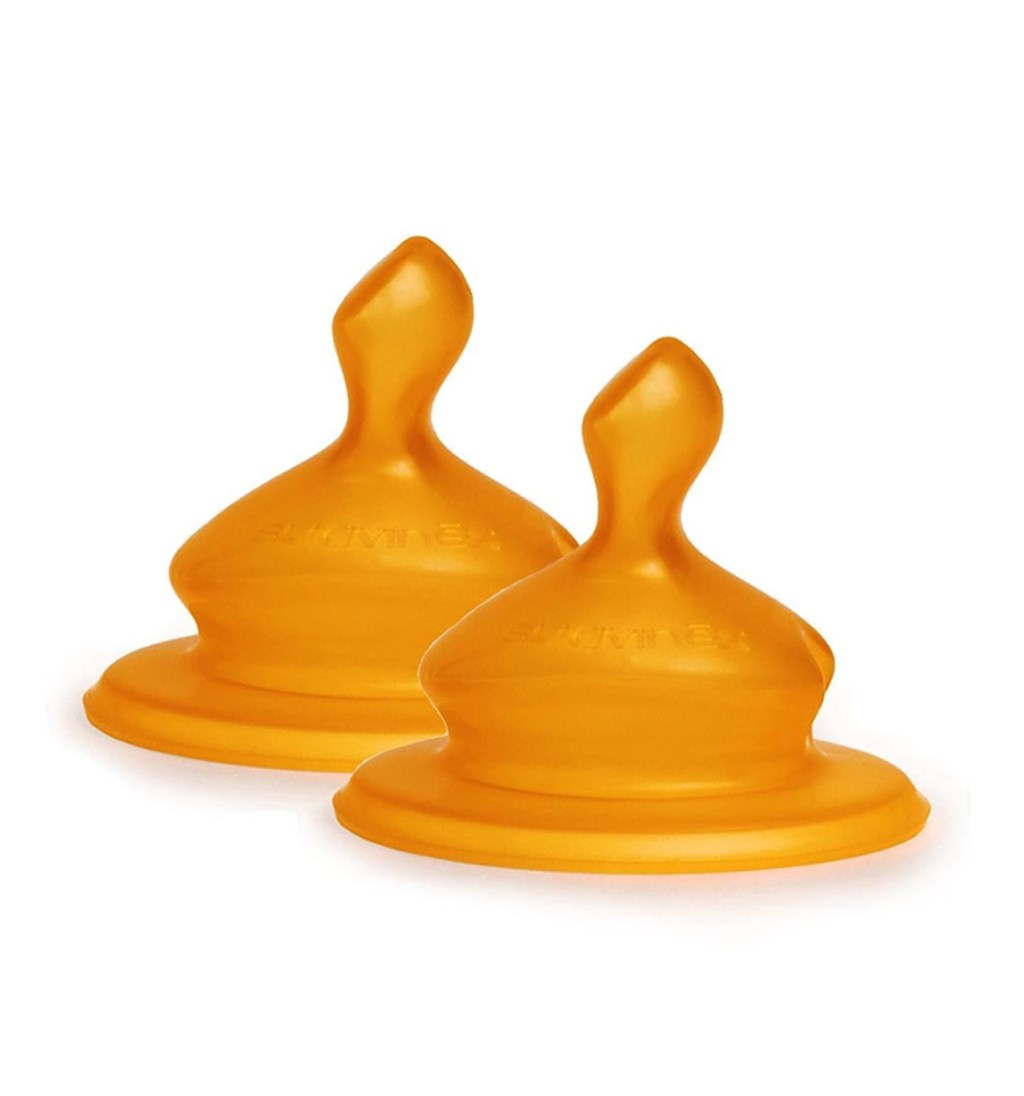 SUAVİNEX ORTODONTİK KAUÇUK BİBERON BAŞLIĞI 2'Lİ HIZLI AKIŞ 6AY+