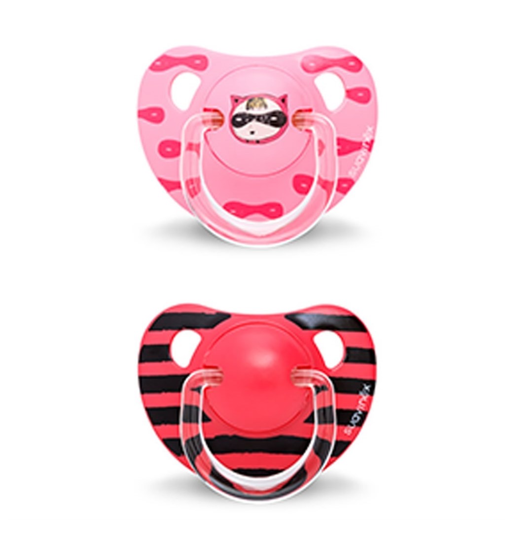 SUAVİNEX ORTODONTİK SİLİKON EMZİK +18AY 2'Lİ - PETİT SECRET - PEMBE