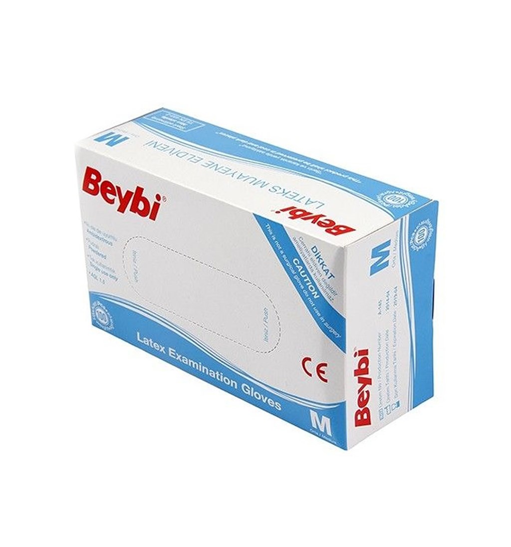 BEYBİ MUAYENE ELDİVENİ PUDRALI MEDİUM 100'LÜ PAKET