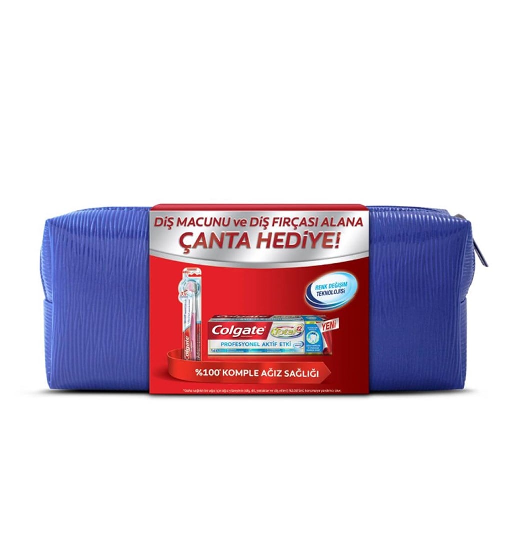 COLGATE TOTAL 75ML AKTİF ETKİ CANTA+FIRÇA
