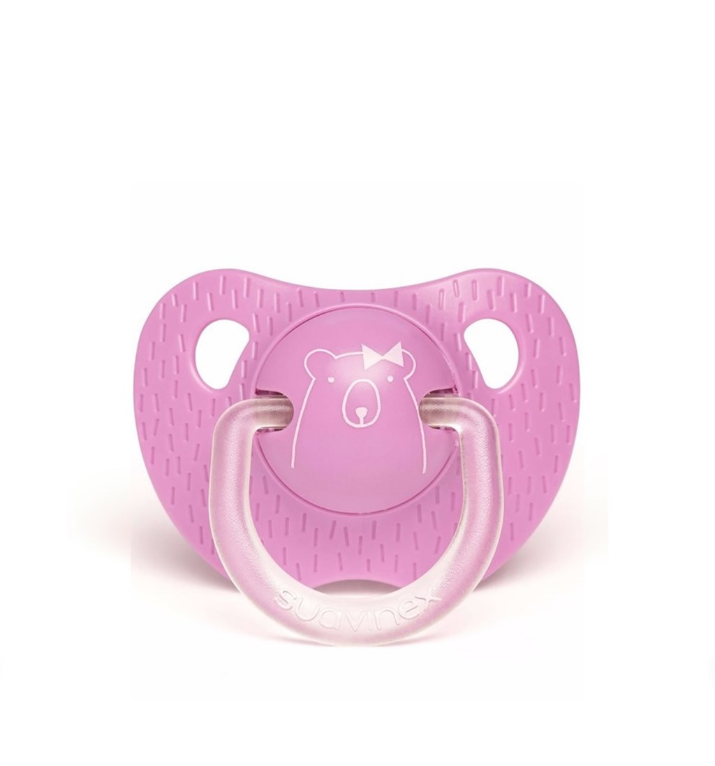 SUAVİNEX EVOLUTİON ORTODONTİK SİLİKON EMZİK 18+AY MEANİNGFUL LİFE - MOR