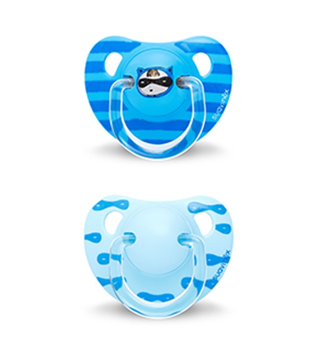 SUAVİNEX ORTODONTİK KAUÇUK EMZİK 2'Lİ 6-18AY - PETİT SECRET - MAVİ