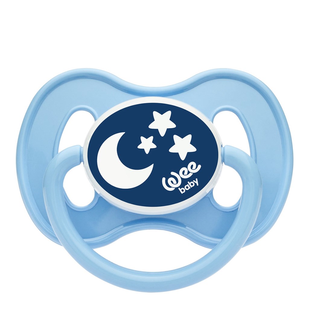 WEE BABY KELEBEK DAMLA UÇLU EMZİKLER 6-18AY NO.2 - MAVİ