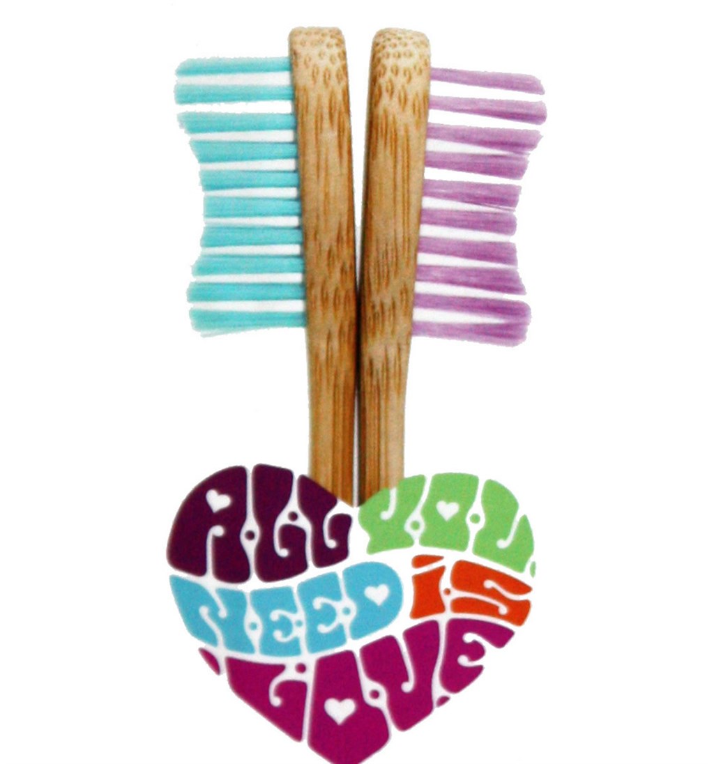 HUMBLE BRUSH ADULT İKİLİ DİŞ FIRÇASI MAVİ-MOR BAMBU SOFT