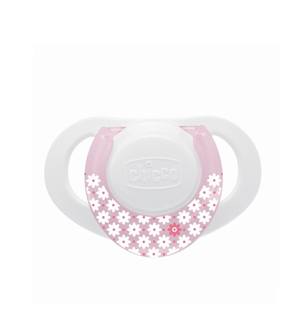 CHİCCO HALKLI EMZİK 0-6AY - SİLİKON (PEMBE)