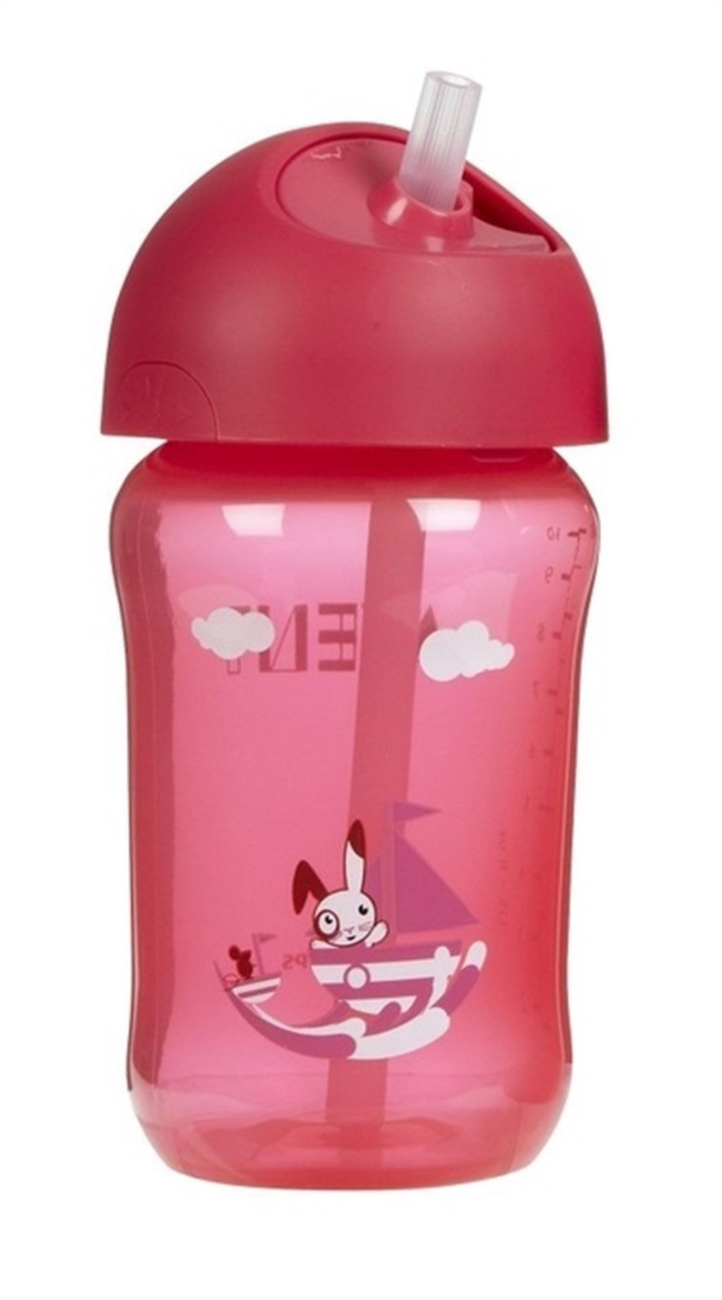 AVENT DESENLİ MAGİC DAMLATMAZ BARDAK 340 ML PİPETLİ PEMBE