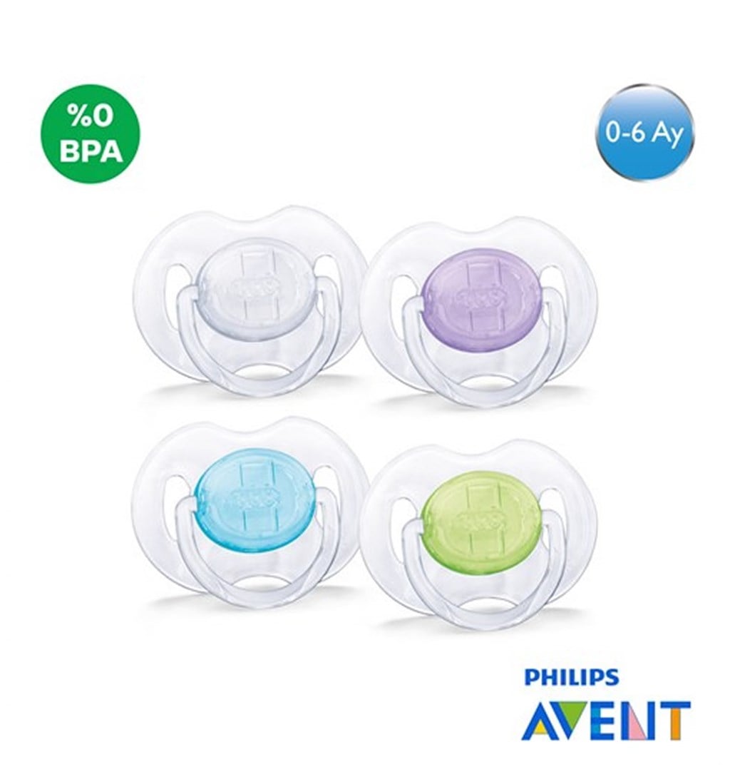 AVENT SİLİKON EMZİK 2'Lİ 0-6 (ŞEFFAF)