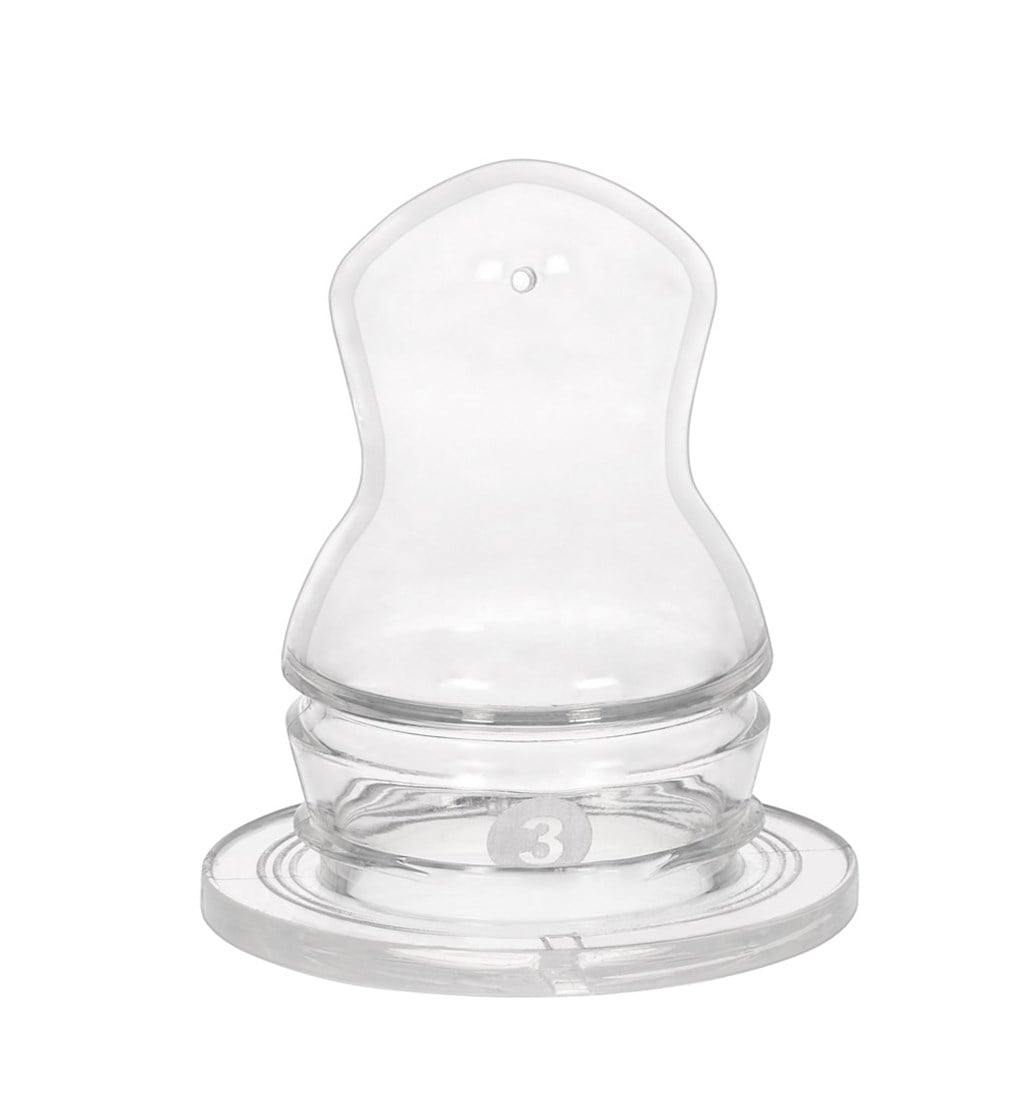 WEE BABY DAMAKLI UÇLU BİBERON EMZİĞİ 18AY+ NO.3