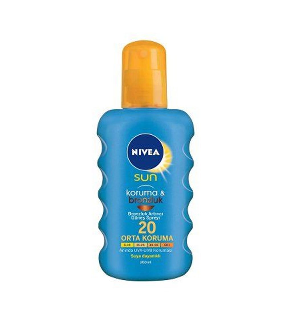 NİVEA GÜNEŞ BRONZLUK ARTTIRICI SPRAY SPF20 200ML