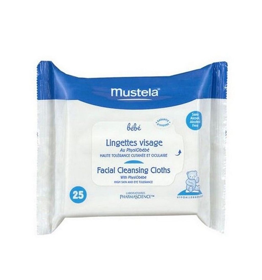 MUSTELA FACİAL CLEANSİNG CLOTHS - 25 ADET MENDİL
