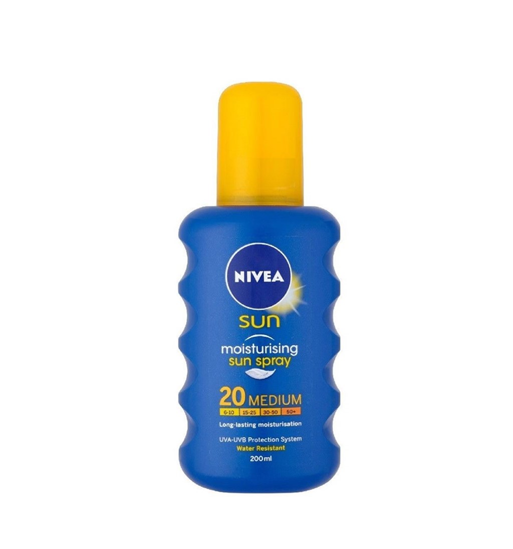 NİVEA GÜNEŞ MOİSTURİSİNG LOSYON SPRAY SPF20 200ML