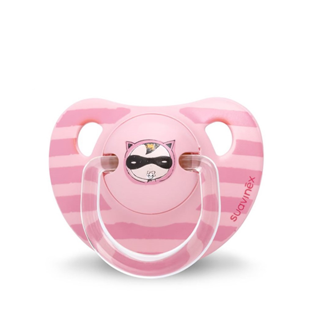 SUAVİNEX ORTODONTİK SİLİKON EMZİK 6-18AY - PETİT SECRET - PEMBE