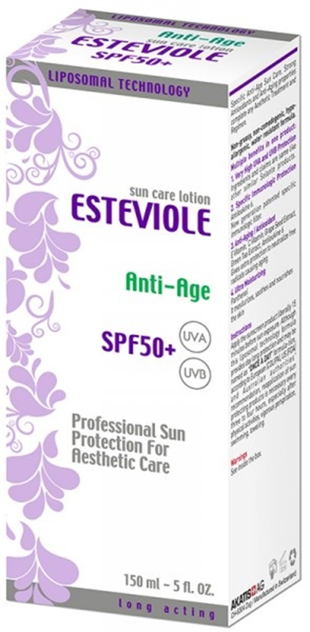 ESTEVİOLE SPF 50+ ANTİ AGE LOSYON