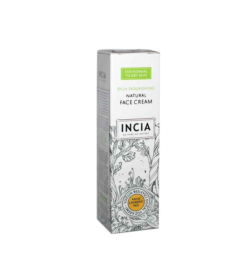 İNCİA YOĞUN BESLEYİCİ DOĞAL YÜZ KREMİ NORMAL CİLT 30ML