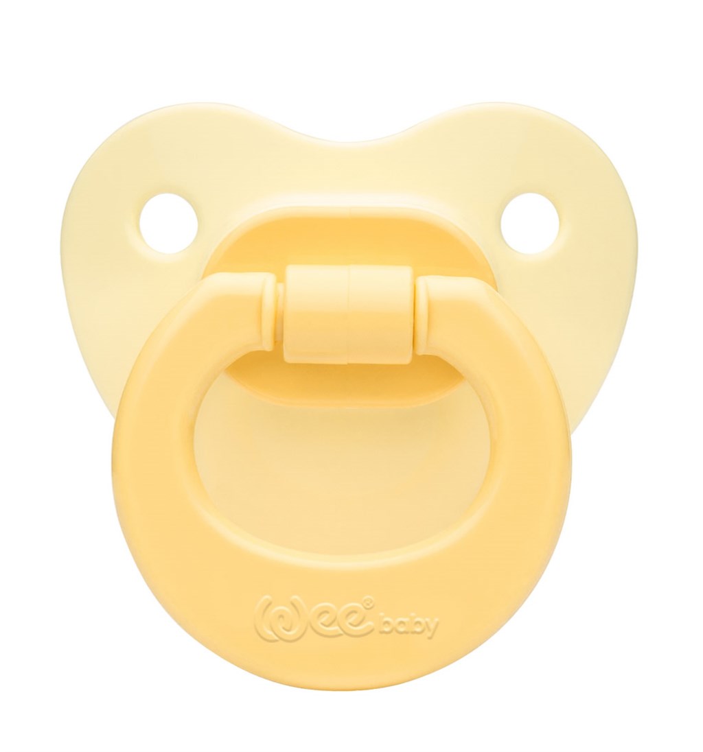 WEE BABY MAT GÖVDELİ DAMAKLI EMZİK 18AY+ NO.3 - SARI
