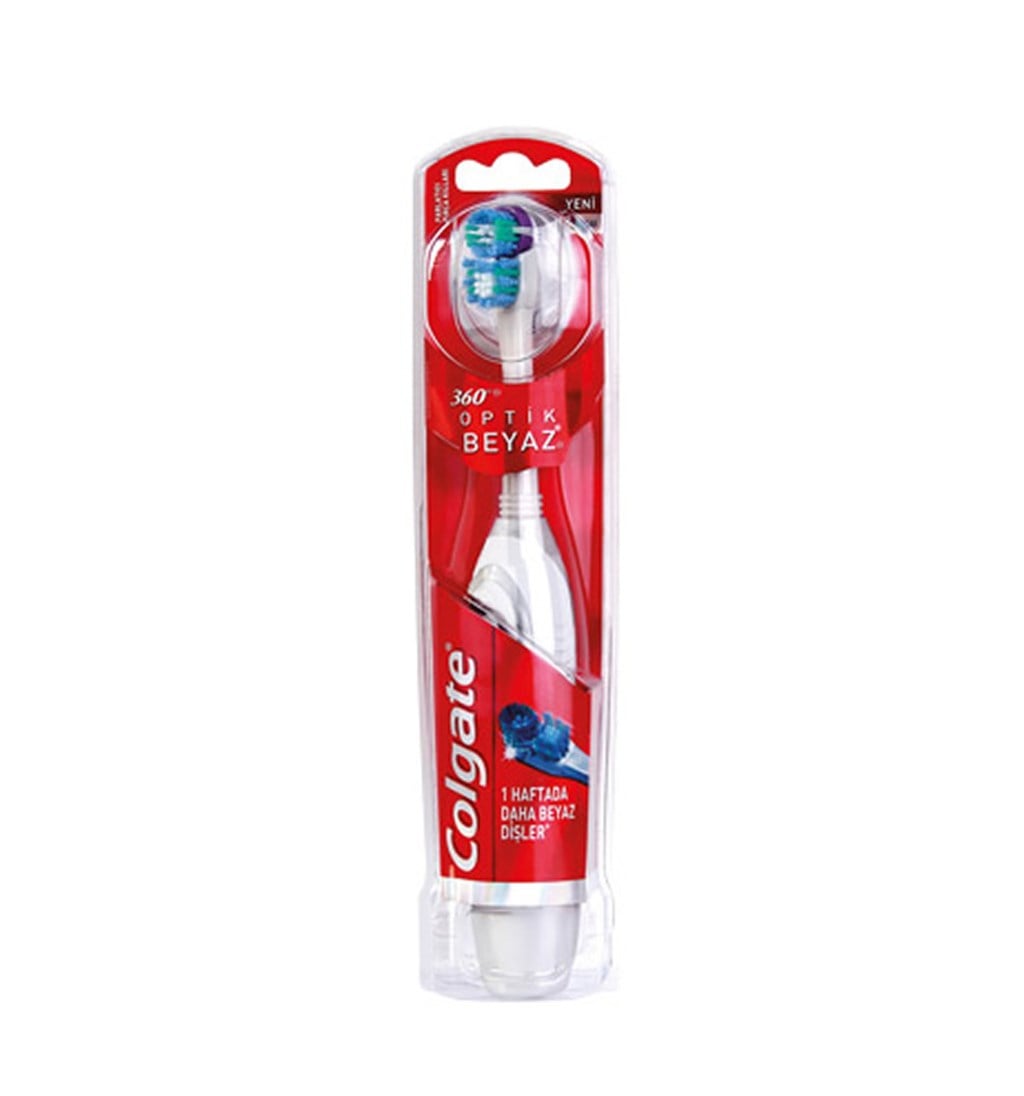 COLGATE 360 PİLLİ OPTİK BEYAZ DİŞ FIRÇASI