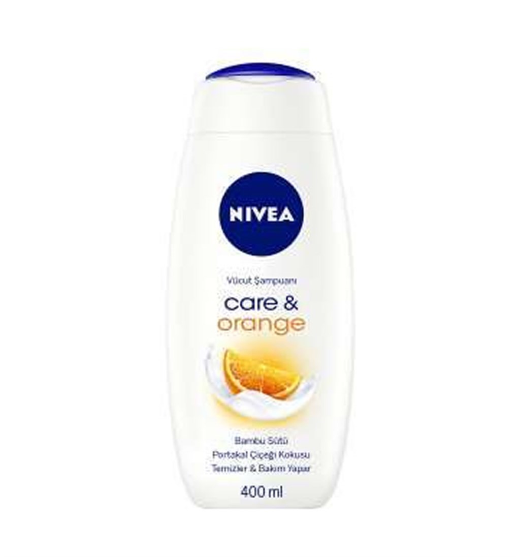 NİVEA VÜCUT ŞAMPUANI CARE&ORANGE 400ML