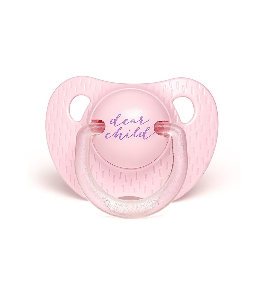 SUAVİNEX EVOLUTİON ORTODONTİK SİLİKON EMZİK 0-6 AY MEANİNGFUL LİFE - PEMBE