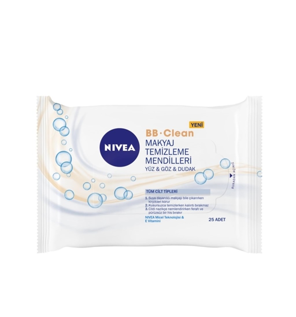 NİVEA BB CLEAN MAKYAJ TEMİZLEME MENDİLİ