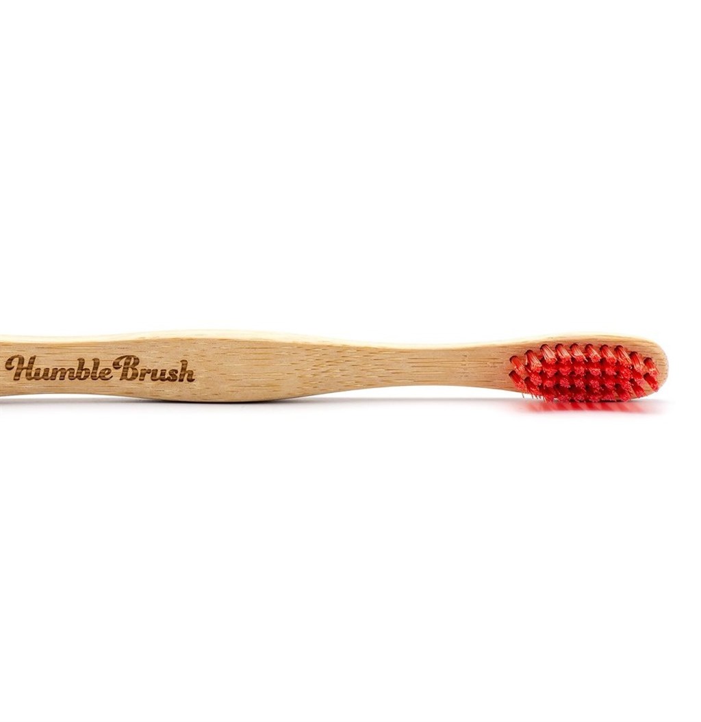 HUMBLE BRUSH BAMBU DİŞ FIRÇASI KIRMIZI YETİŞKİN YUMUŞAK