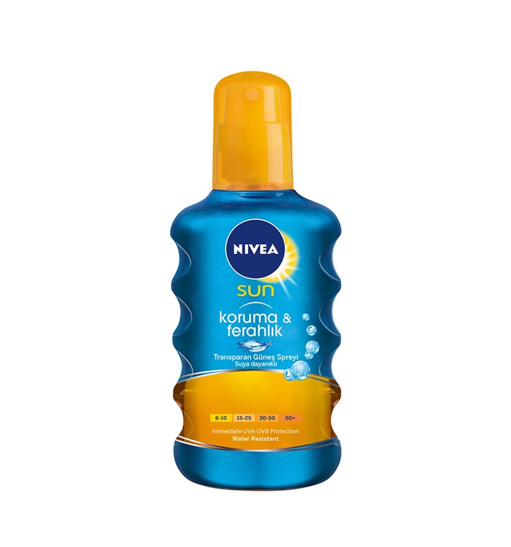NİVEA SUN KORUMA & FERAHLIK GÜNEŞ SPREYİ SPF 50+ FAKTÖR 200ML