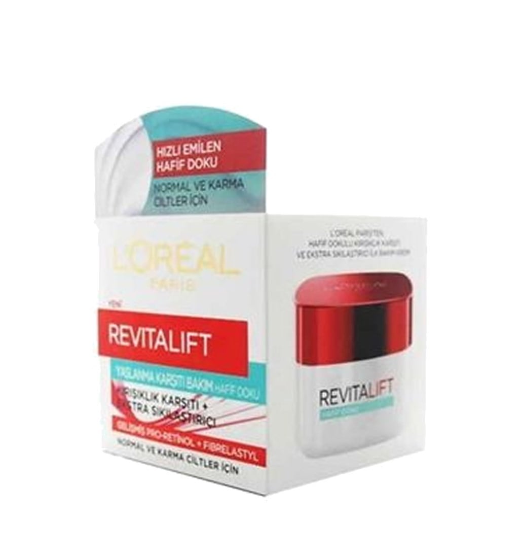 LOREAL PARİS REVİTALİFT YAŞLANMA KARŞITI BAKIM KREMİ 50ML