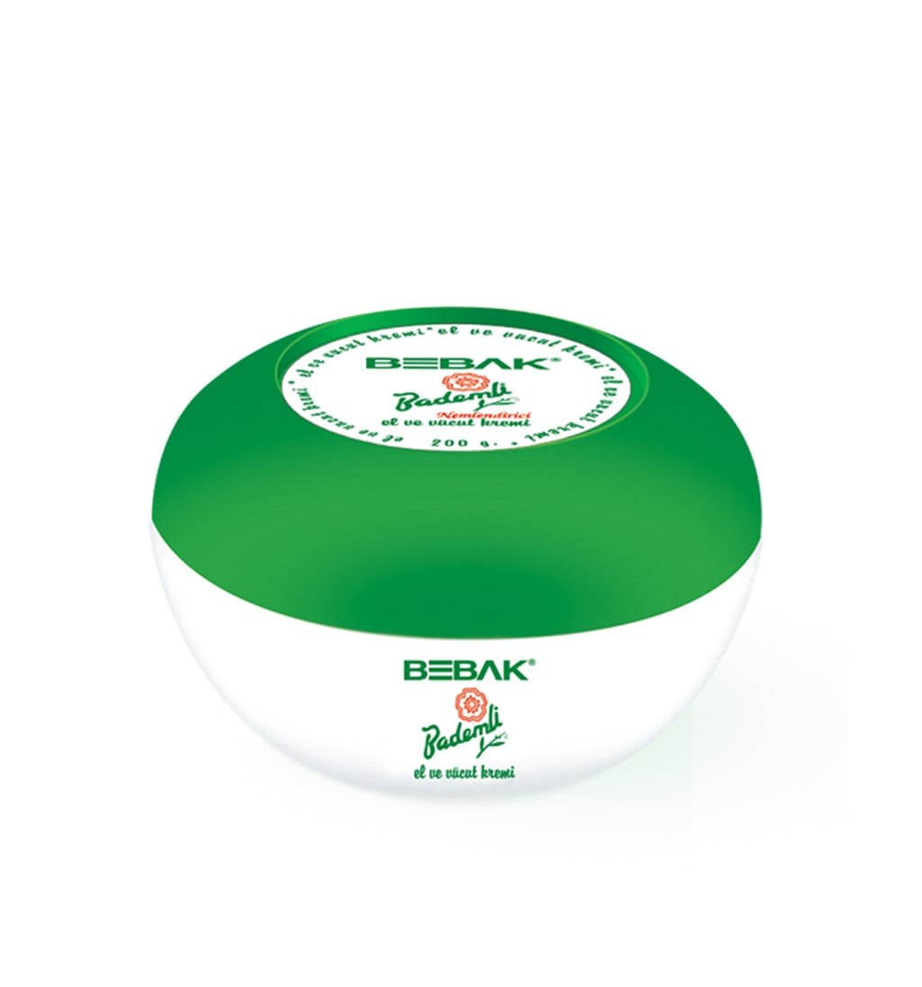 BEBAK BADEMLİ EL VE VÜCUT KREMİ 200ML - KAVANOZ
