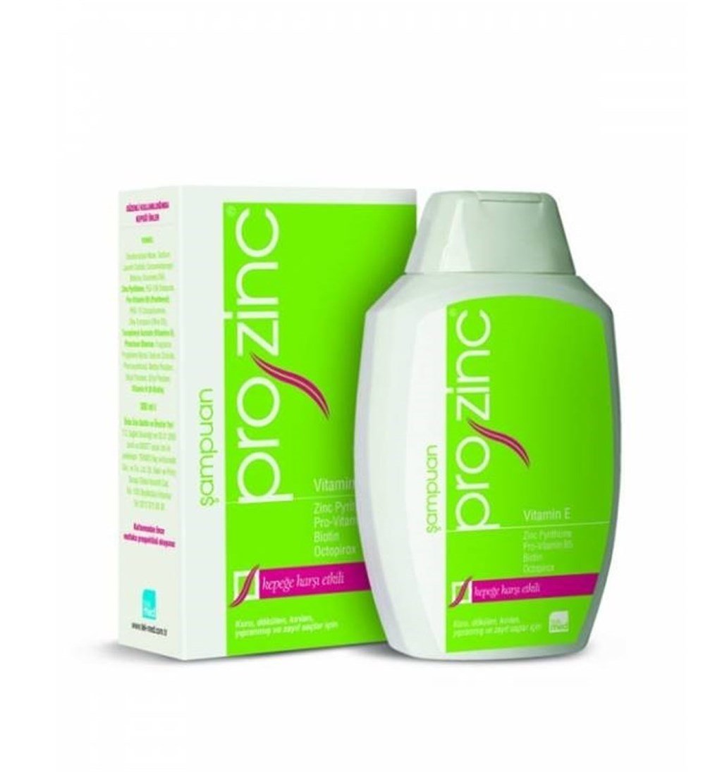 PROZINC VİTAMİN E ŞAMPUAN YEŞİL 150 ML (KEPEĞE KARŞI ETKİLİ)