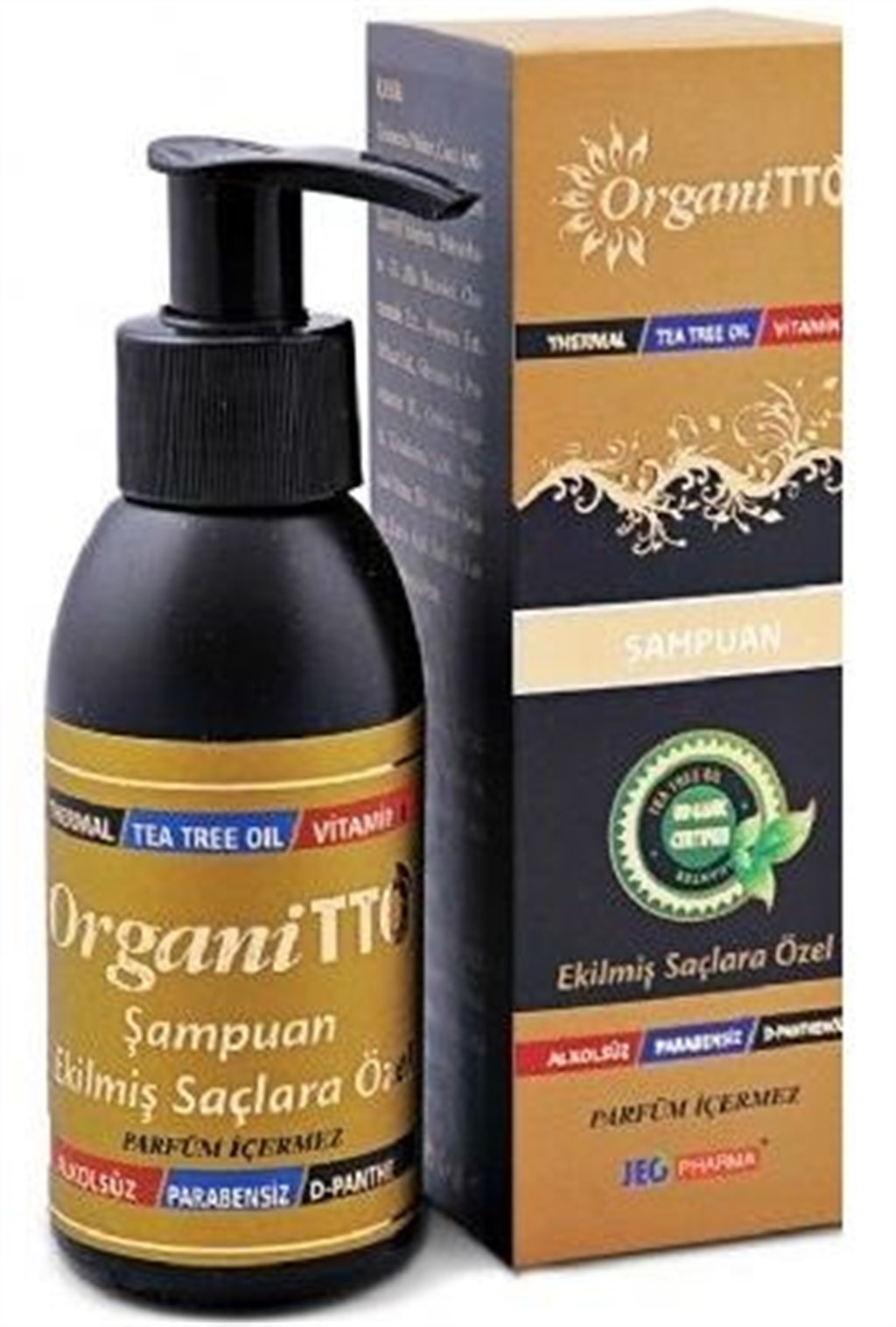 ORGANİTTO ŞAMPUAN EKİLMİŞ SAÇLAR İÇİN 100 ML