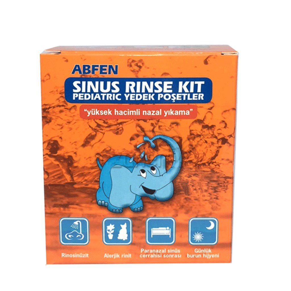 Abfen Sinus Rinse Pediatrik Yedek Poşet 50 Adet 50 X 120Ml