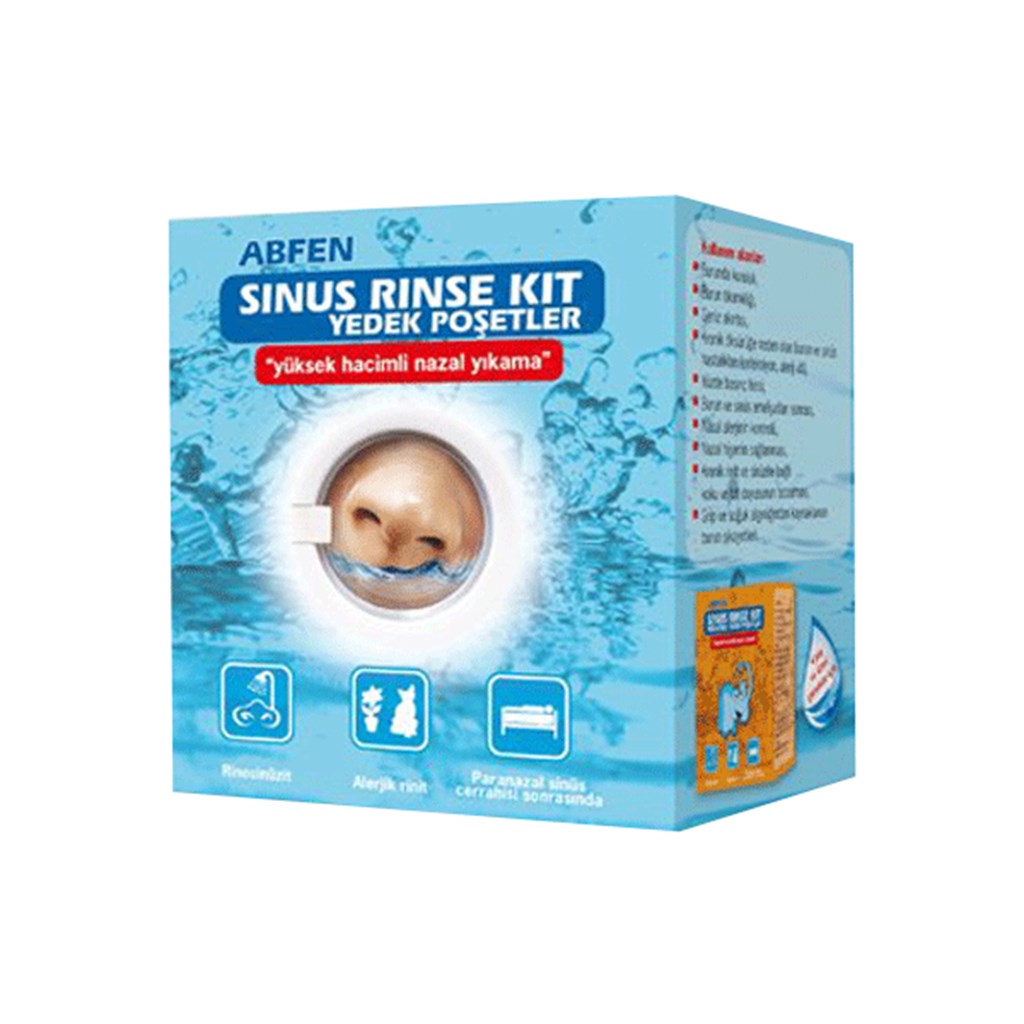 Abfen Sinus Rinse Yedek Poşet 50 Adet 50 X 240Ml