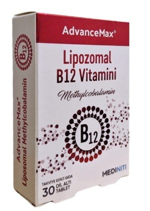 Advancemax Lipozomal B12 30 Dilaltı Tablet