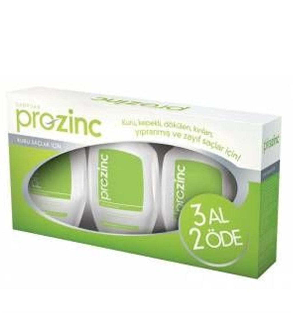 PROZINC VİTAMİN E YEŞİL SET ŞAMPUAN - 3 AL 2 ÖDE