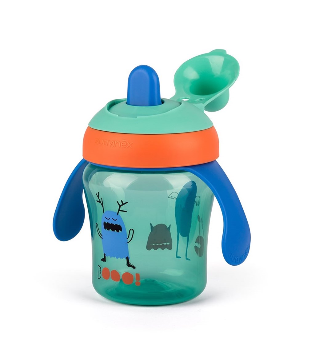 SUAVİNEX DAMLA AKITMAZ EĞİTİM BARDAĞI 200ML 4+AY - YEŞİL