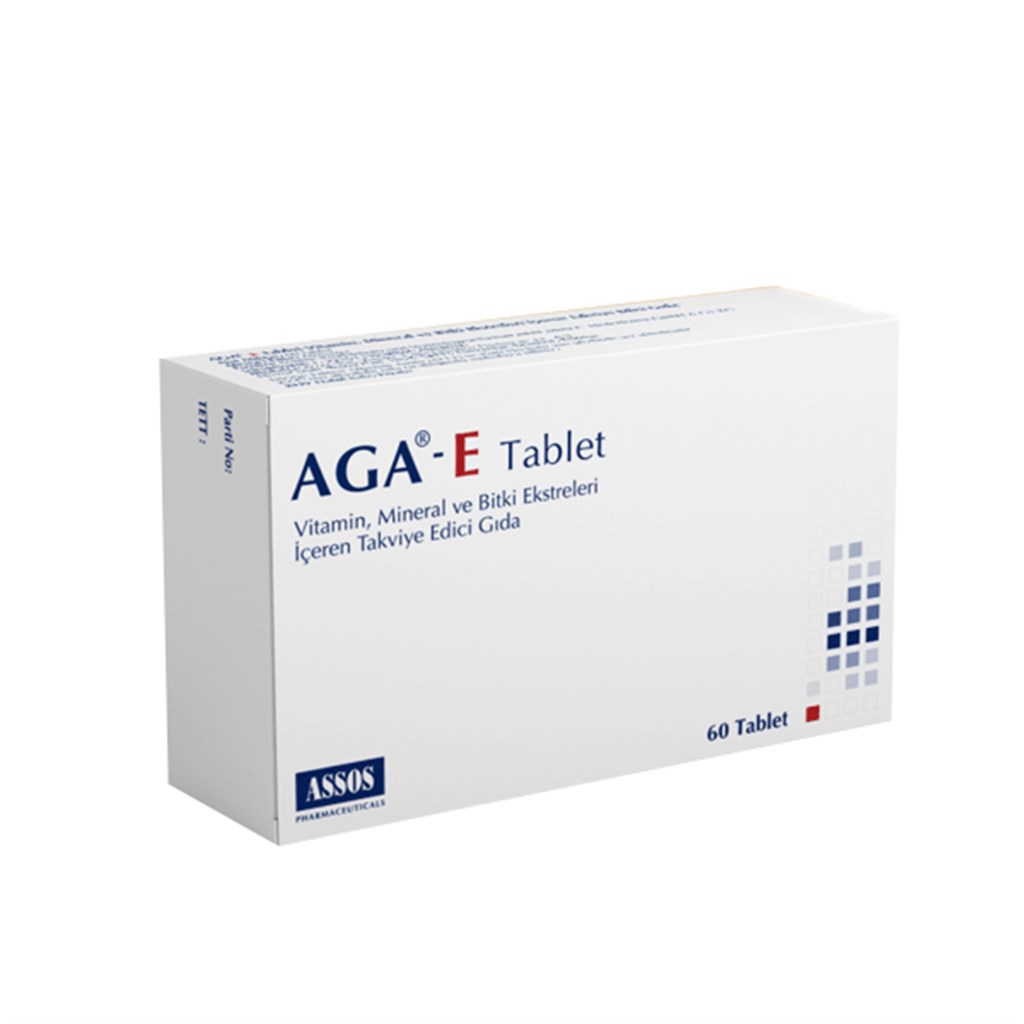 AGA-E Takviye Edici Gıda 60 Tablet