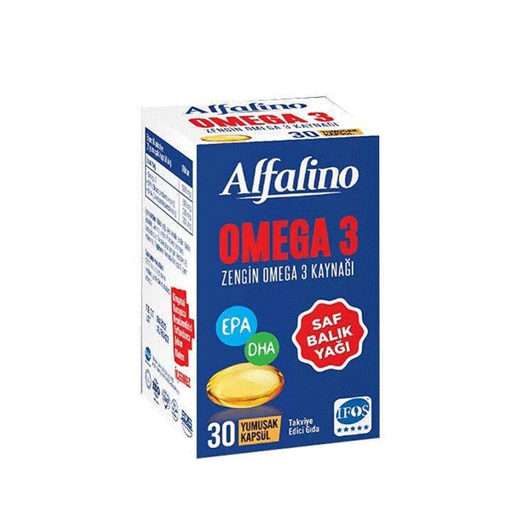 Alfalino Omega 3 Balık Yağı 30 Kapsül