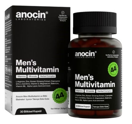 Anocin Men Multivitamin 30 Bitkisel Kapsül