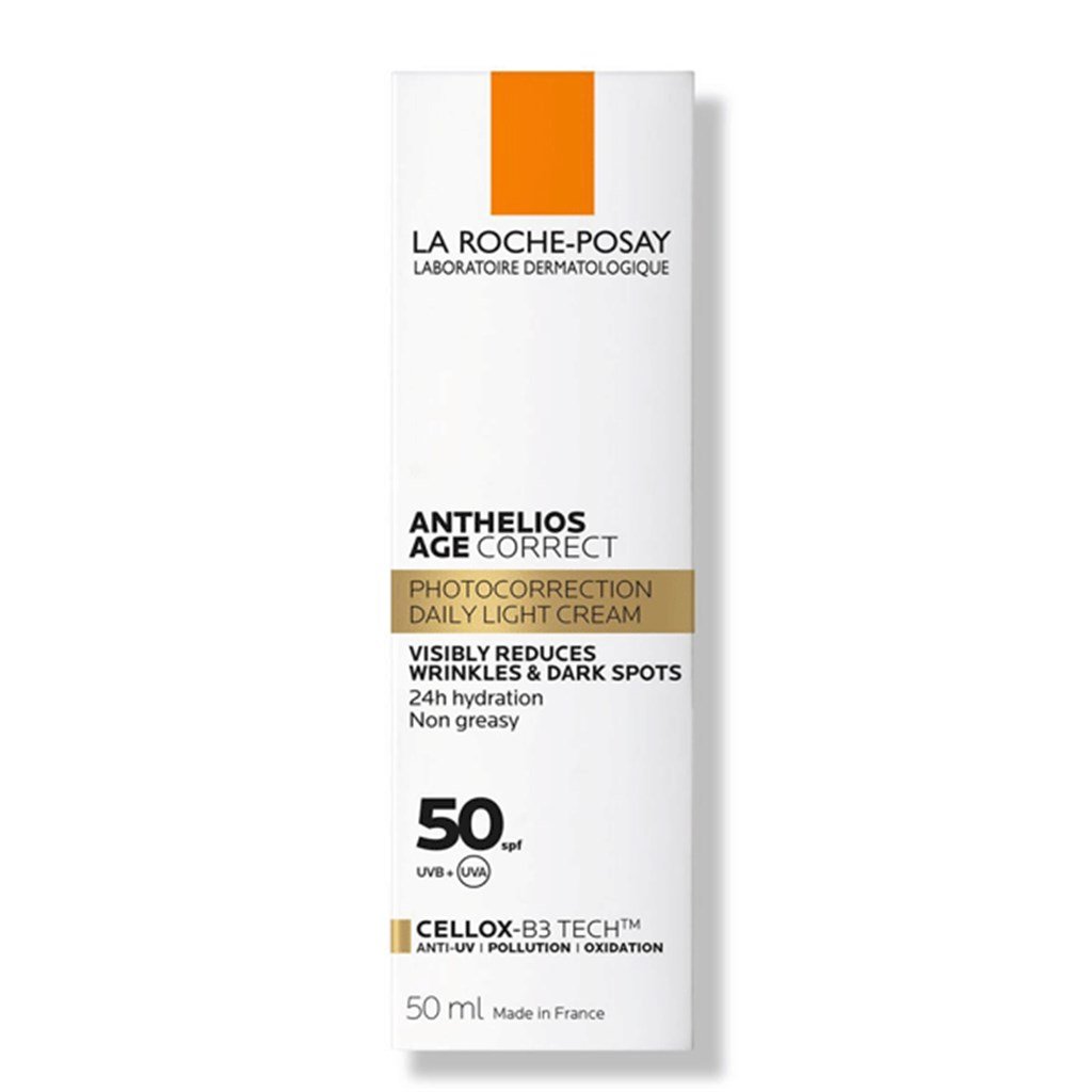 Anthelios Age Correct SPF 50 50 ml UV Kaynaklı Leke ve Kırışıklık Karşıtı Güneş Koruyucu Yüz Kremi 