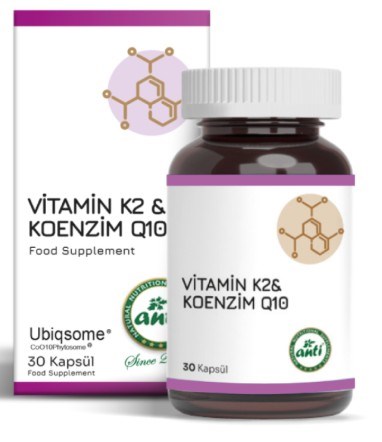 Anti Coenzim Q10 K2 Vitamin 30 Kapsül