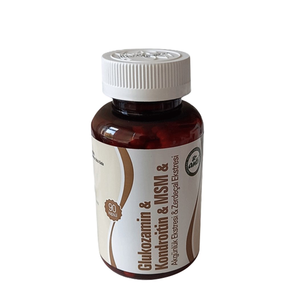 Anti Glucosamine Chondoritin MSM Akgünlük, Zerdeçal Kapsül 90 lık
