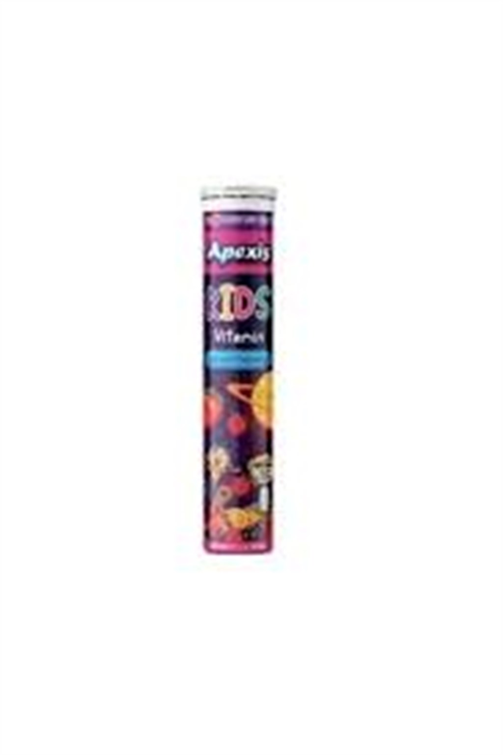 Apexis Kids Vitamin Ahududu ve Çilek Aromalı 22 Efervesan Tablet