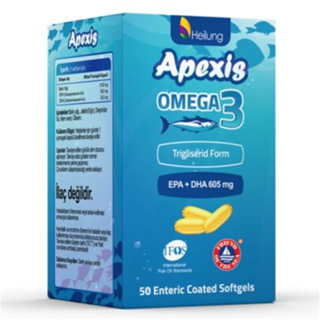 Apexis Omega 3 50 Yumuşak Kapsül