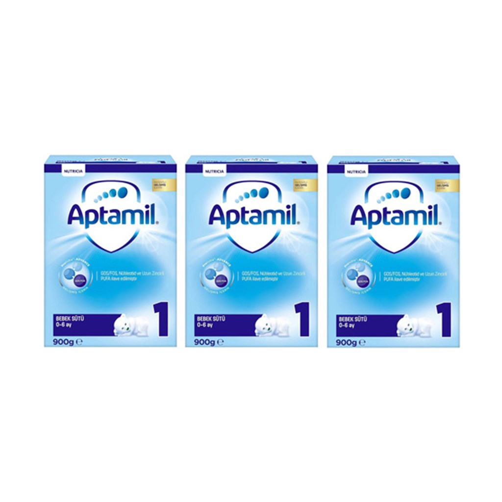 Aptamil 1 Bebek Sütü 900 gr 3'lü Paket