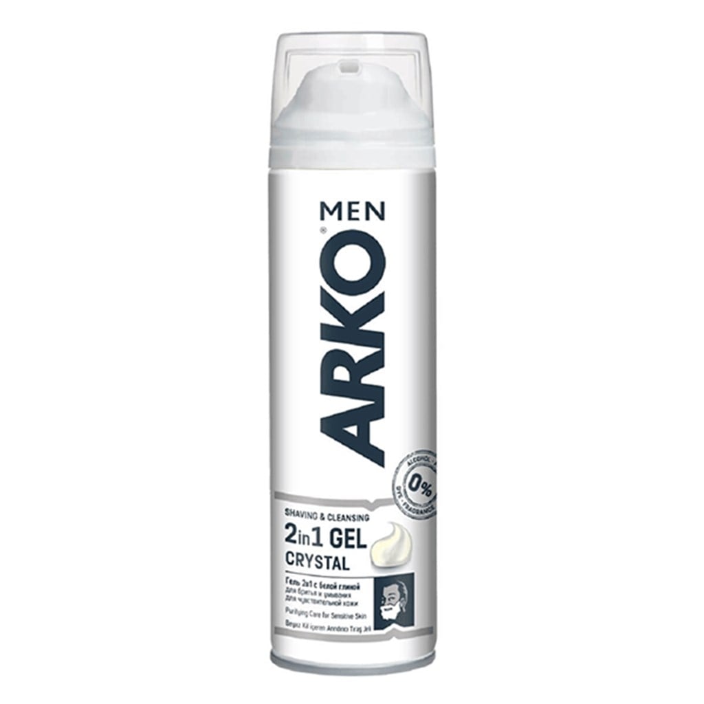 Arko Men Tıraş Jeli 200 ml Crystal